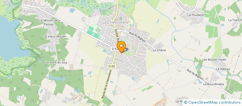 localisation de l'entreprise MONSIEUR REMY BACHELOT  LA CHEVROLIERE