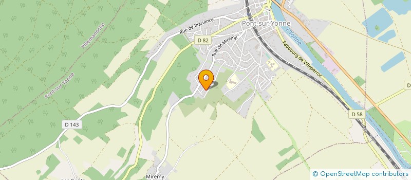 localisation de l'entreprise MONSIEUR REMY BAPTISTE  PONT-SUR-YONNE