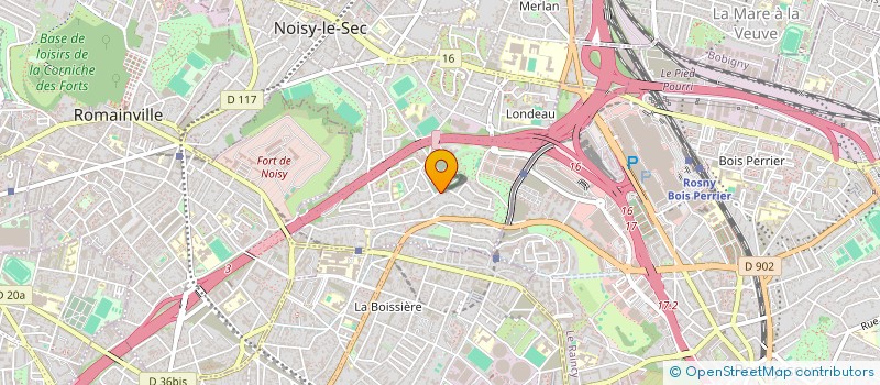 localisation de l'entreprise MONSIEUR REMY BARBE à NOISY-LE-SEC