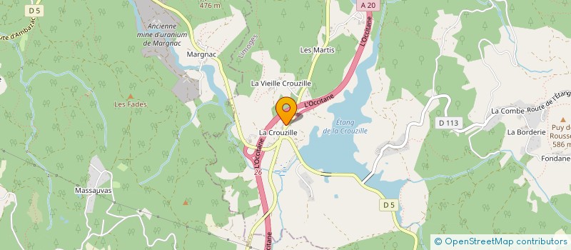 localisation de l'entreprise MONSIEUR REMY BARISSET  SAINT-SYLVESTRE