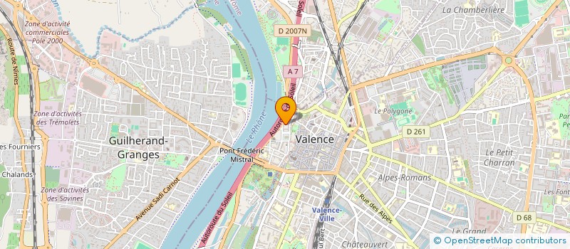 localisation de l'entreprise MONSIEUR REMY BARON  VALENCE