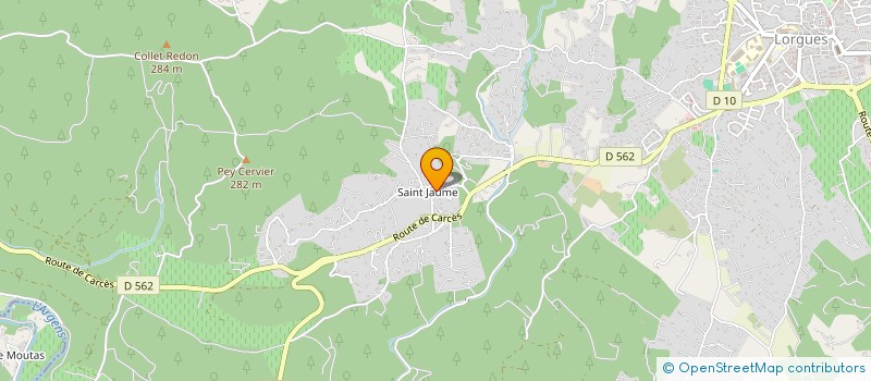 localisation de l'entreprise MONSIEUR REMY BARRET  LORGUES