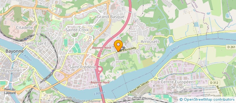 localisation de l'entreprise MONSIEUR REMY BARTHELEMY à BAYONNE