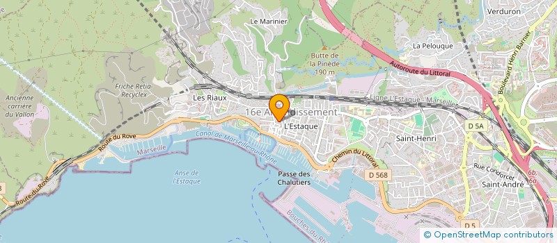 localisation de l'entreprise MONSIEUR REMY BATILLAT à MARSEILLE 16