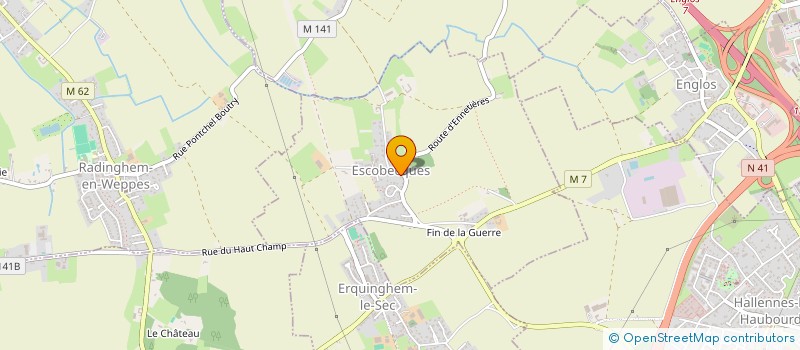 localisation de l'entreprise MONSIEUR REMY BAZIN à ESCOBECQUES