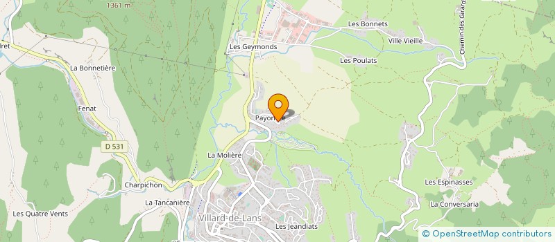 localisation de l'entreprise MONSIEUR REMY BEAUDOING  VILLARD-DE-LANS