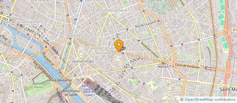 localisation de l'entreprise MONSIEUR REMY BEAUPERIN  PARIS 11