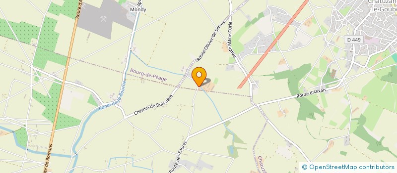 localisation de l'entreprise MONSIEUR REMY BELLON à CHATUZANGE-LE-GOUBET