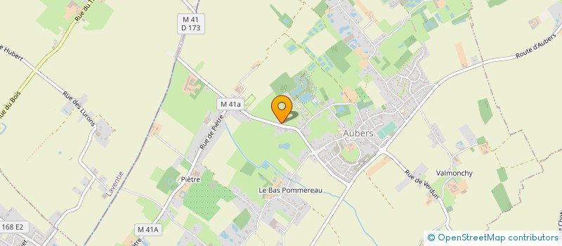 localisation de l'entreprise MONSIEUR REMY BERAUD à AUBERS