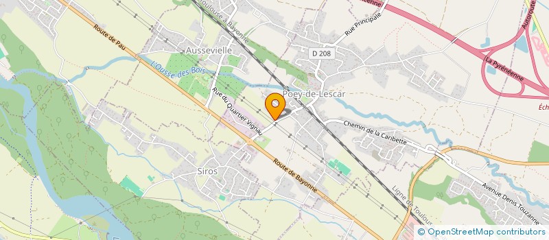 localisation de l'entreprise MONSIEUR REMY BERDIN  POEY-DE-LESCAR