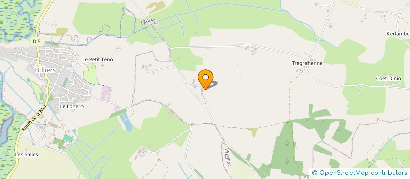 localisation de l'entreprise MONSIEUR REMY BERET  MUZILLAC