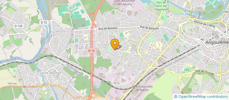 localisation de l'entreprise MONSIEUR REMY BERGER à ANGOULEME