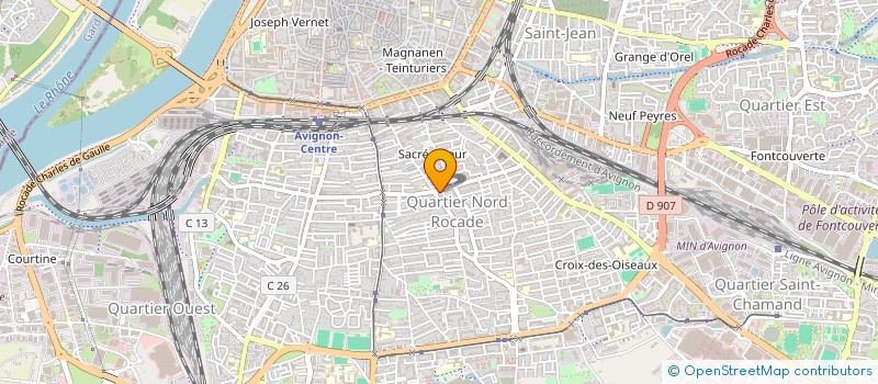 localisation de l'entreprise MONSIEUR REMY BERGEROT à AVIGNON