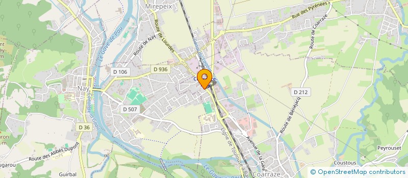 localisation de l'entreprise MONSIEUR REMY BERINGUET  COARRAZE