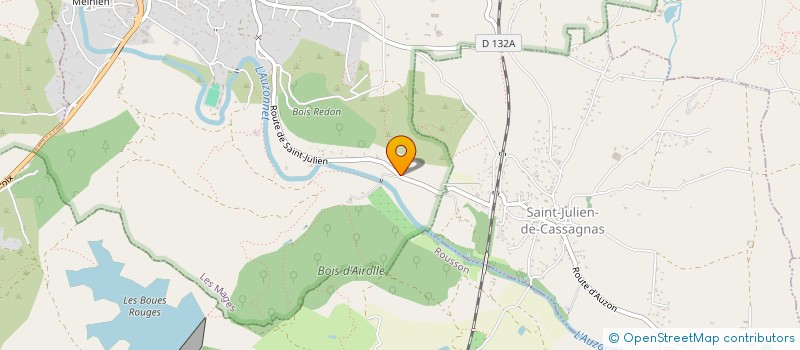 localisation de l'entreprise MONSIEUR REMY BERNAL  LES MAGES