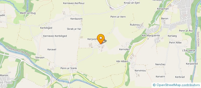 localisation de l'entreprise MONSIEUR REMY BERNARD à CHATEAUNEUF DU FAOU