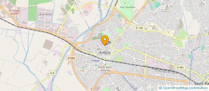 localisation de l'entreprise MONSIEUR REMY BERNARD à FREJUS