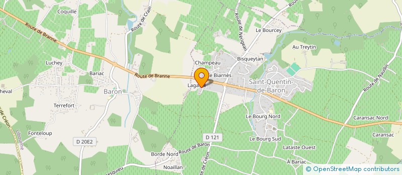 localisation de l'entreprise MONSIEUR REMY BERNARD  SAINT-QUENTIN-DE-BARON