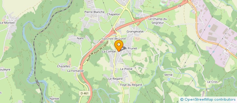 localisation de l'entreprise MONSIEUR REMY BERNARD  MONISTROL-SUR-LOIRE