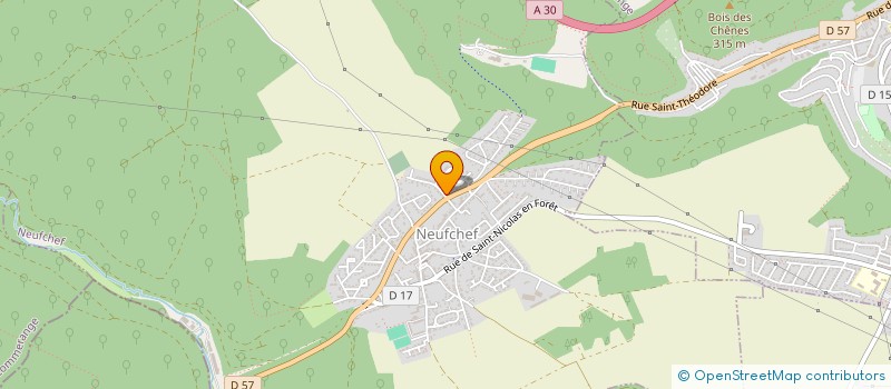 localisation de l'entreprise MONSIEUR REMY BERNEDE  NEUFCHEF