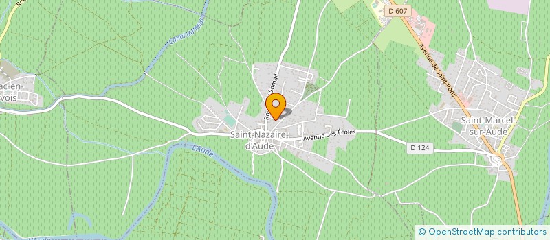 localisation de l'entreprise MONSIEUR REMY BERTRAND à SAINT-NAZAIRE-D'AUDE
