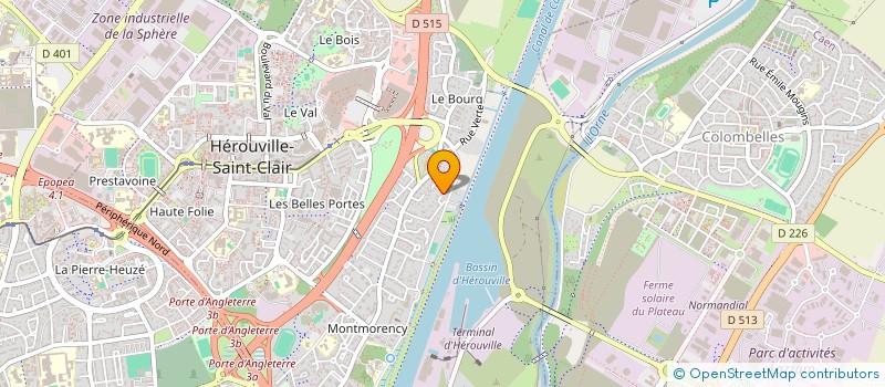 localisation de l'entreprise MONSIEUR REMY BEUNARD à HEROUVILLE-SAINT-CLAIR