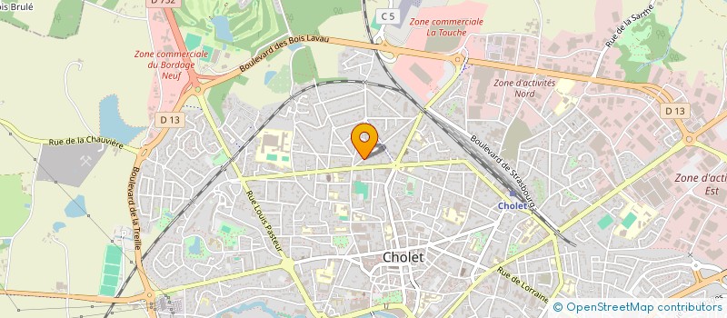 localisation de l'entreprise MONSIEUR REMY BEZIAS à CHOLET