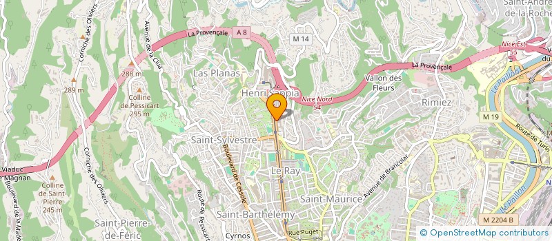 localisation de l'entreprise MONSIEUR REMY BEZZINA à NICE