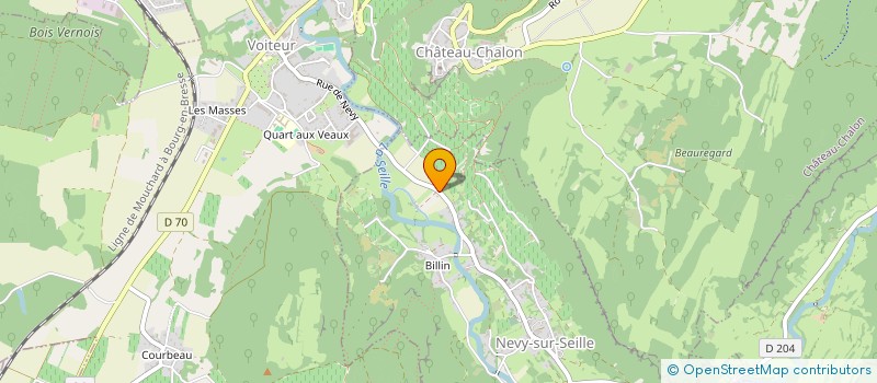 localisation de l'entreprise MONSIEUR REMY BIGUENET  NEVY-SUR-SEILLE