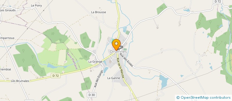 localisation de l'entreprise MONSIEUR REMY BISSONNIER à ORSENNES