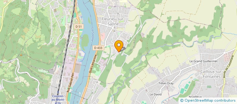 localisation de l'entreprise MONSIEUR REMY BITON  FLEURIEU-SUR-SAONE