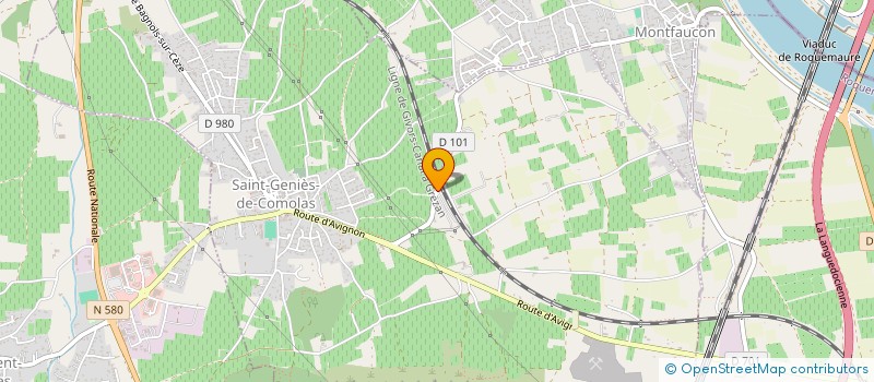 localisation de l'entreprise MONSIEUR REMY BLAIRAT  SAINT-GENIES-DE-COMOLAS