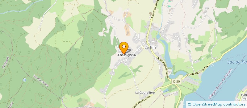 localisation de l'entreprise MONSIEUR REMY BLANCHE  VILLAGES DU LAC DE PALADRU