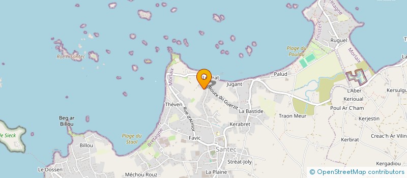 localisation de l'entreprise MONSIEUR REMY BLOC'H à SANTEC