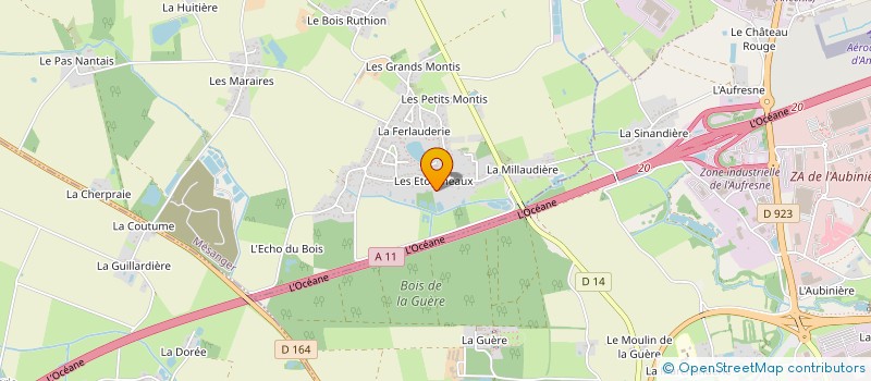 localisation de l'entreprise MONSIEUR REMY BODET à MESANGER