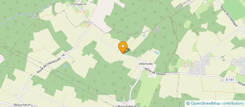 localisation de l'entreprise MONSIEUR REMY BODINEAU à VERRIE
