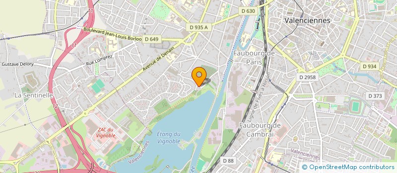 localisation de l'entreprise MONSIEUR REMY BOISSIER  VALENCIENNES