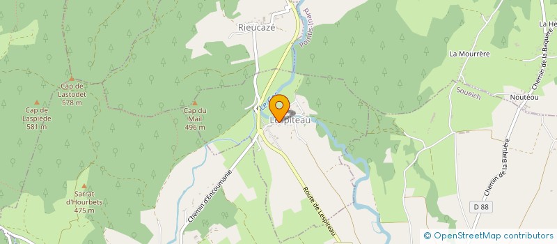 localisation de l'entreprise MONSIEUR REMY BOJARCZUK  LESPITEAU