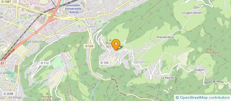 localisation de l'entreprise MONSIEUR REMY BOLLIET  VENON