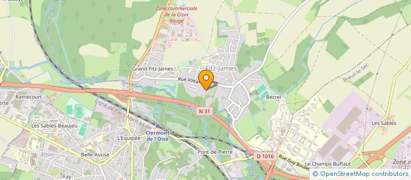 localisation de l'entreprise MONSIEUR REMY BOMBLED  FITZ-JAMES