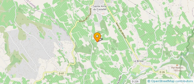 localisation de l'entreprise MONSIEUR REMY BONIFAY à LE CASTELLET