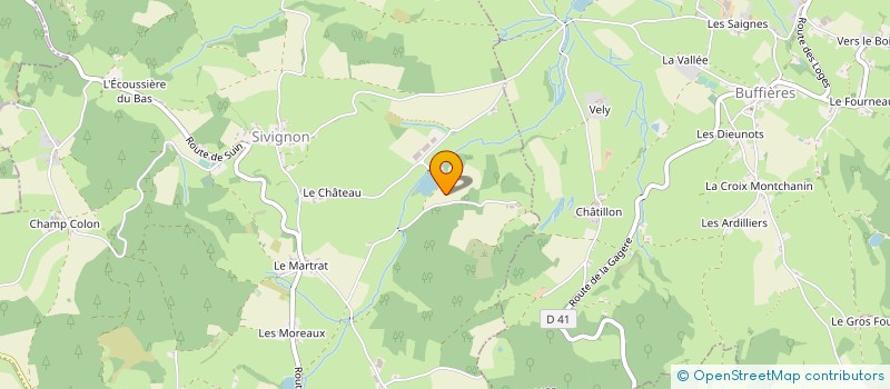 localisation de l'entreprise MONSIEUR REMY BONIN  SIVIGNON