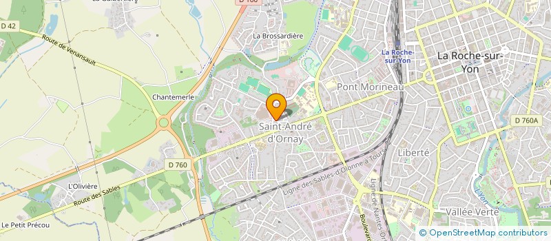 localisation de l'entreprise MONSIEUR REMY BONNEAU  AUBIGNY-LES CLOUZEAUX