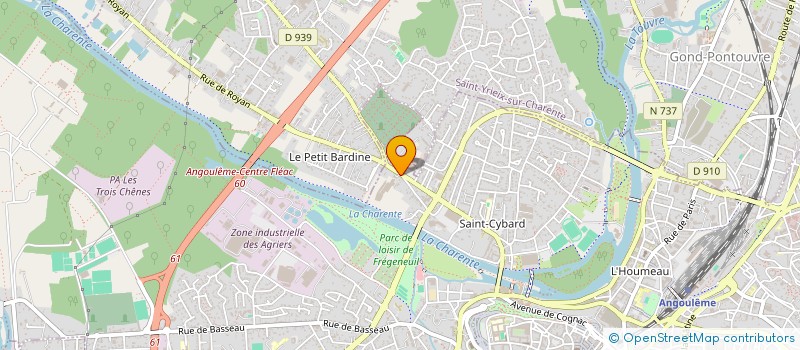 localisation de l'entreprise MONSIEUR REMY BONNEMAIN à ANGOULEME