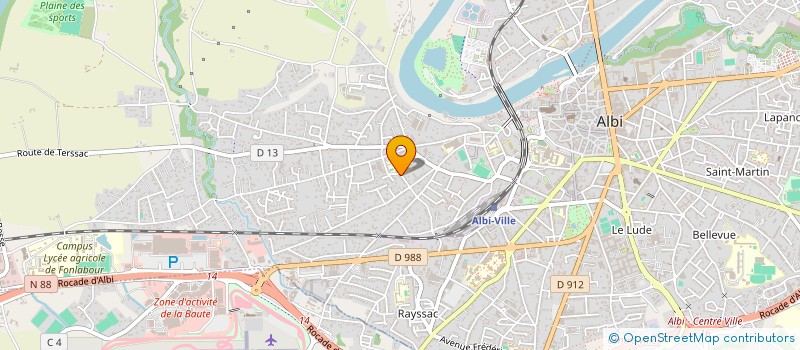 localisation de l'entreprise MONSIEUR REMY BONNET à ALBI