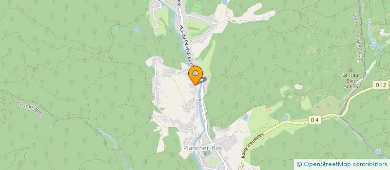 localisation de l'entreprise MONSIEUR REMY BORDENET  PLANCHER-BAS