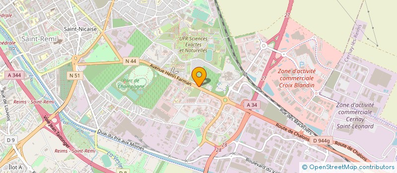 localisation de l'entreprise MONSIEUR REMY BOSSUS  REIMS