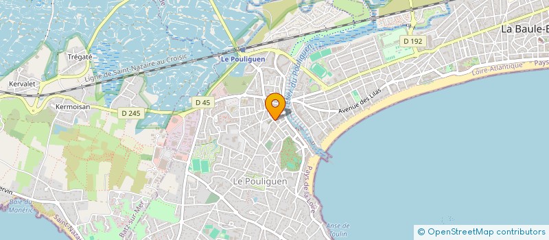localisation de l'entreprise MONSIEUR REMY BOUDARD à LE POULIGUEN