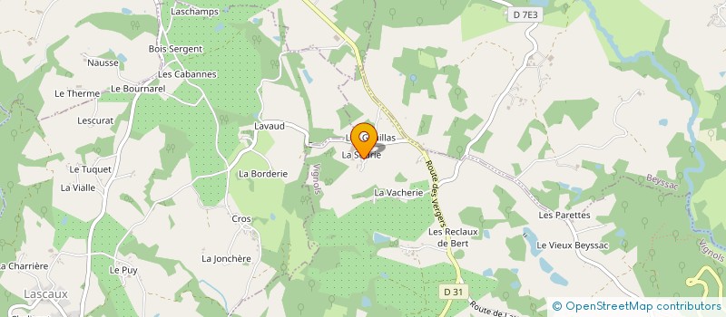 localisation de l'entreprise MONSIEUR REMY BOUNAIX  VOUTEZAC