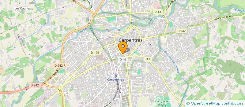 localisation de l'entreprise MONSIEUR REMY BOURDAREL à CARPENTRAS